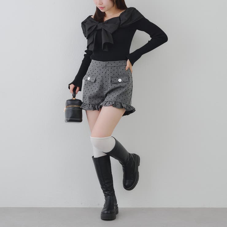 裾フリルショートパンツ | RMAF　NICE CLAUP / OLIVE des OLIVE | 詳細画像10 