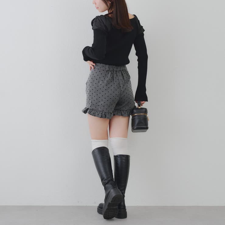 裾フリルショートパンツ | RMAF　NICE CLAUP / OLIVE des OLIVE | 詳細画像12 