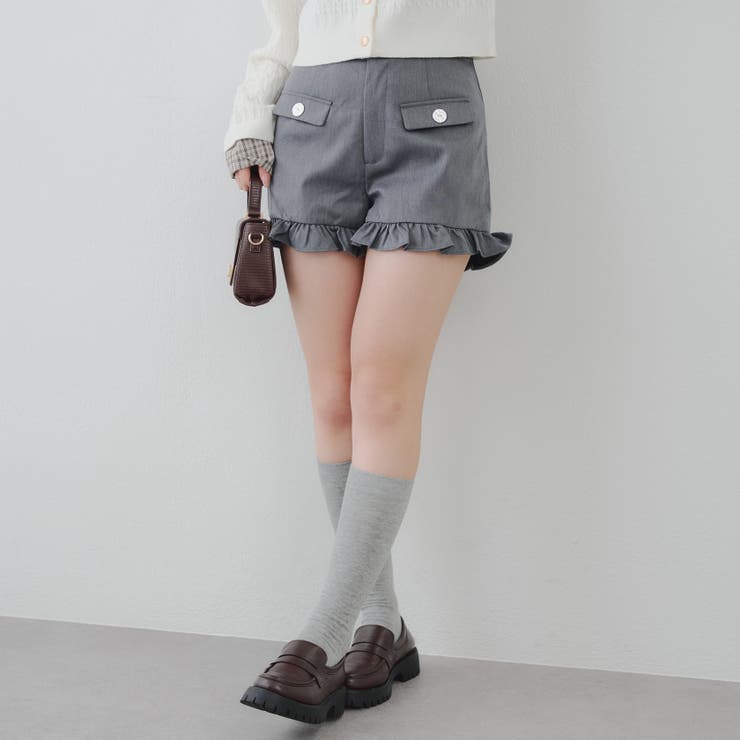 裾フリルショートパンツ | RMAF　NICE CLAUP / OLIVE des OLIVE | 詳細画像23 