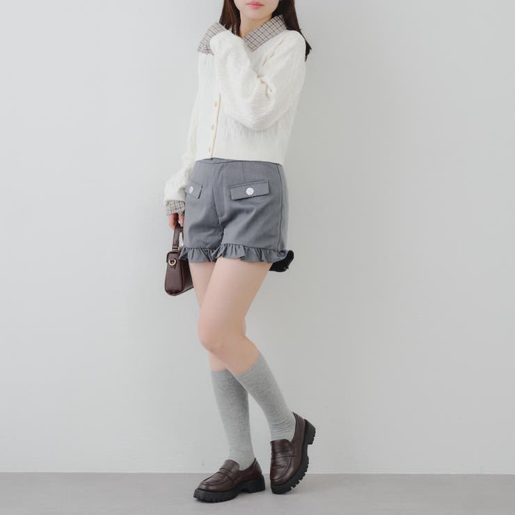 裾フリルショートパンツ | RMAF　NICE CLAUP / OLIVE des OLIVE | 詳細画像27 