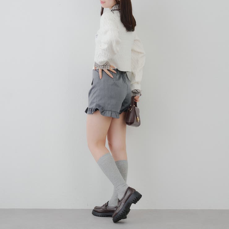 裾フリルショートパンツ | RMAF　NICE CLAUP / OLIVE des OLIVE | 詳細画像28 