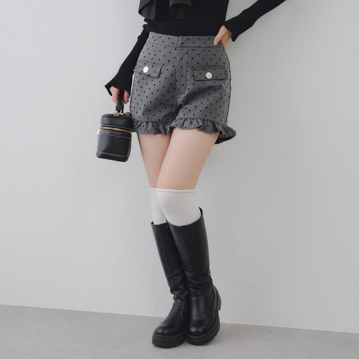 裾フリルショートパンツ | RMAF　NICE CLAUP / OLIVE des OLIVE | 詳細画像5 