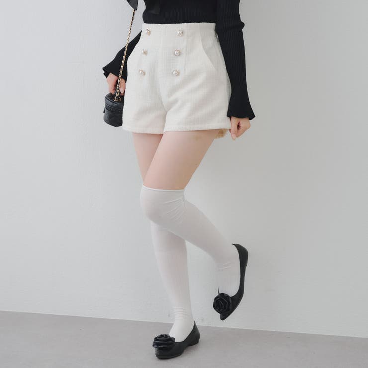 【セットアップ対応】金釦ツイードショートパンツ | RMAF　NICE CLAUP / OLIVE des OLIVE | 詳細画像14 
