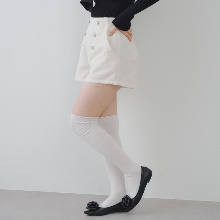 【セットアップ対応】金釦ツイードショートパンツ | RMAF　NICE CLAUP / OLIVE des OLIVE | 詳細画像15 