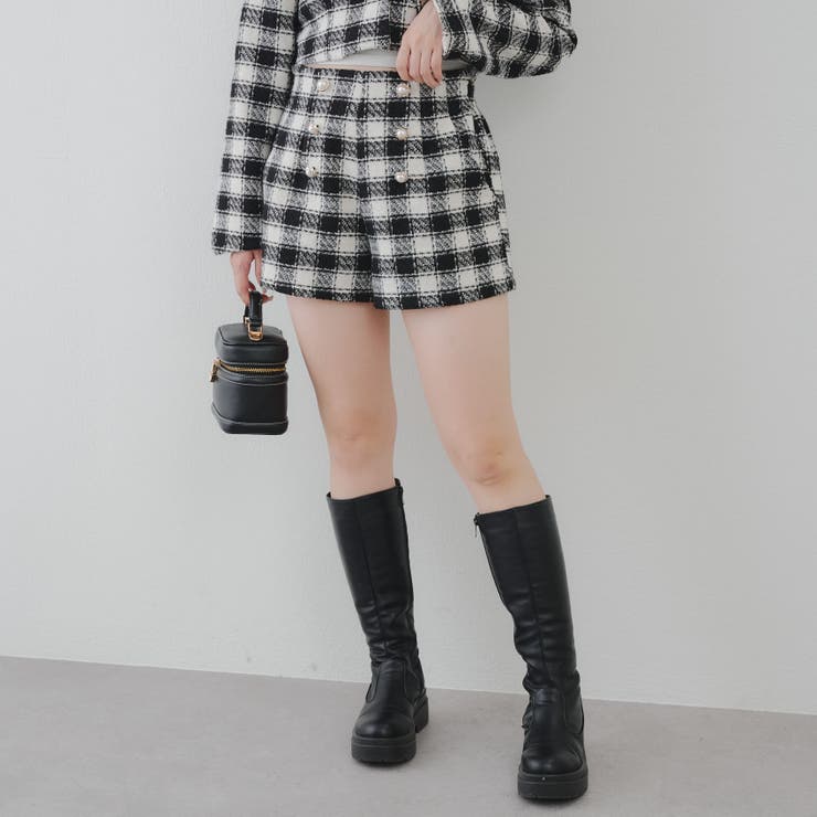【セットアップ対応】金釦ツイードショートパンツ | RMAF　NICE CLAUP / OLIVE des OLIVE | 詳細画像29 