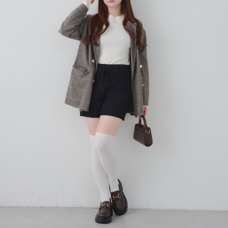 ケーブル編みニットショートパンツ | RMAF　NICE CLAUP / OLIVE des OLIVE | 詳細画像8 