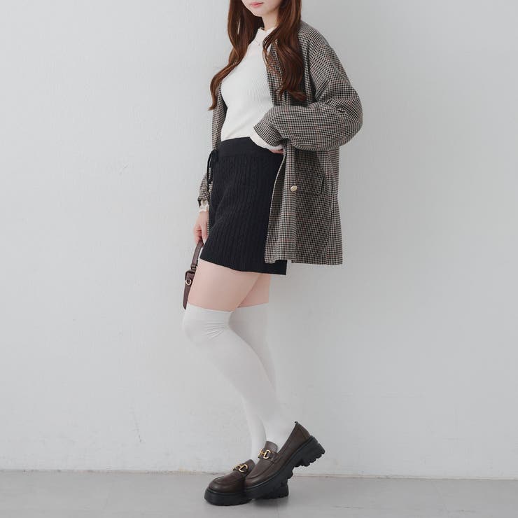 ケーブル編みニットショートパンツ | RMAF　NICE CLAUP / OLIVE des OLIVE | 詳細画像9 