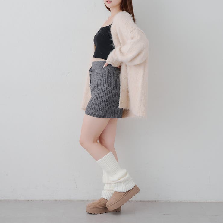 ケーブル編みニットショートパンツ | RMAF　NICE CLAUP / OLIVE des OLIVE | 詳細画像17 