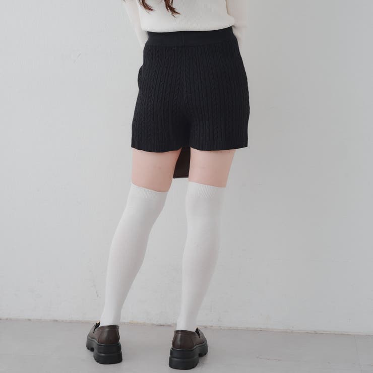ケーブル編みニットショートパンツ | RMAF　NICE CLAUP / OLIVE des OLIVE | 詳細画像5 