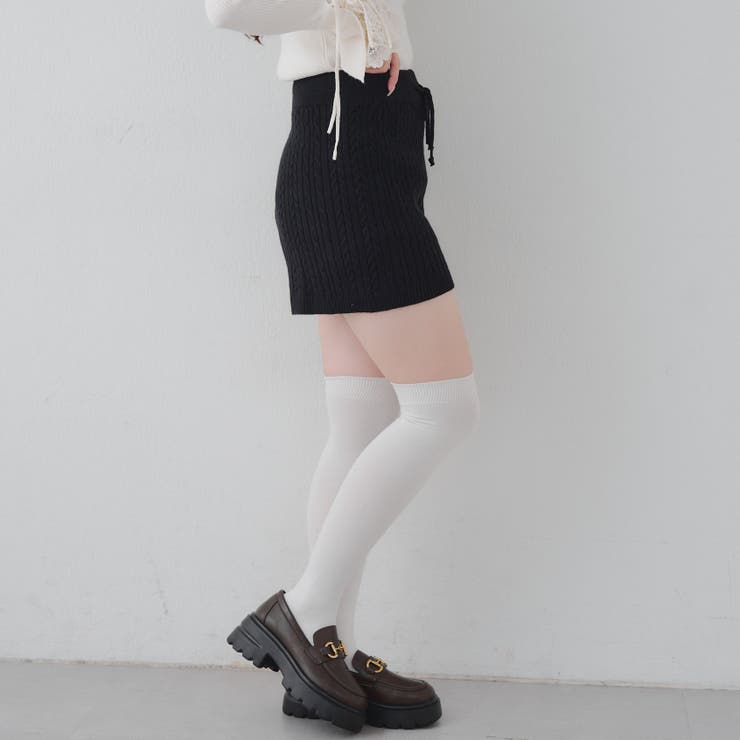 ケーブル編みニットショートパンツ | RMAF　NICE CLAUP / OLIVE des OLIVE | 詳細画像6 