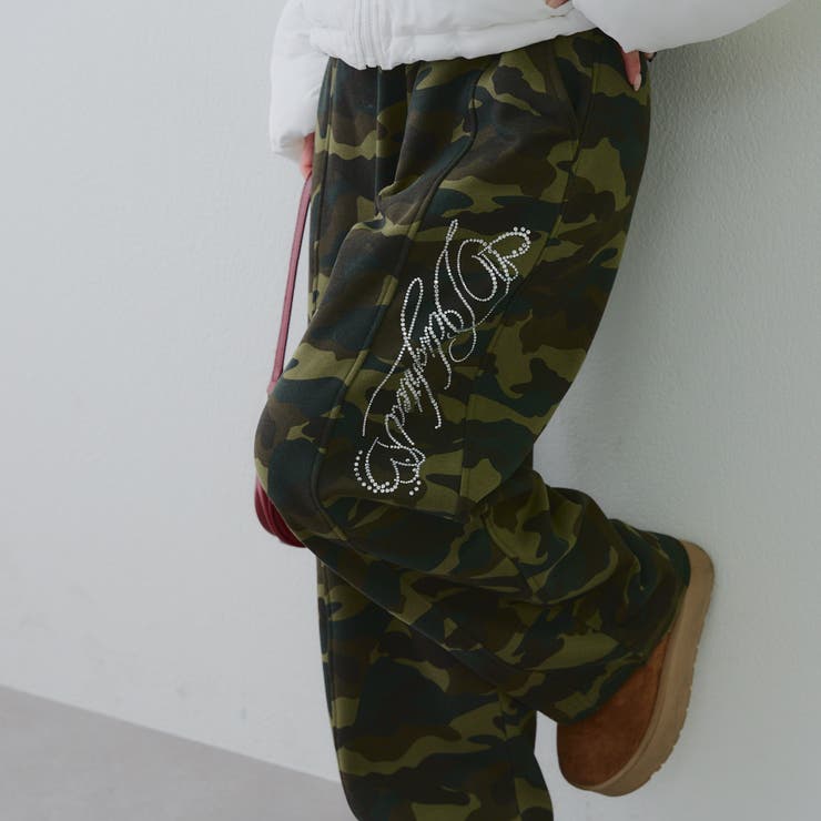 キラキラロゴスウェットパンツ | NICE CLAUP / OLIVE des OLIVE　OUTLET | 詳細画像3 