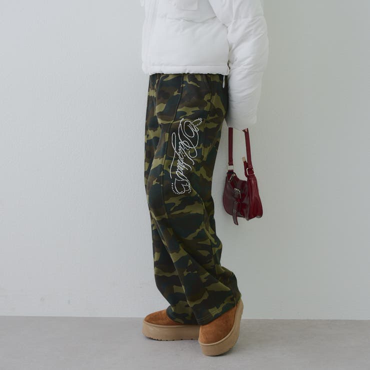 キラキラロゴスウェットパンツ | NICE CLAUP / OLIVE des OLIVE　OUTLET | 詳細画像6 