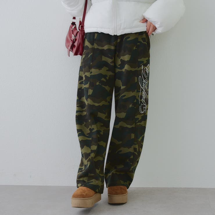 キラキラロゴスウェットパンツ | NICE CLAUP / OLIVE des OLIVE　OUTLET | 詳細画像7 