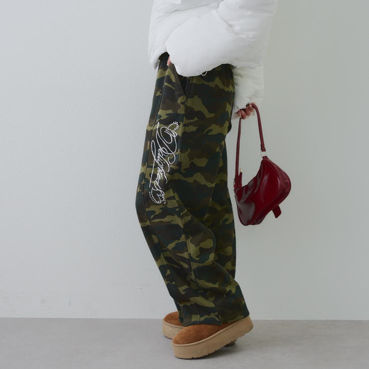 キラキラロゴスウェットパンツ | NICE CLAUP / OLIVE des OLIVE　OUTLET | 詳細画像8 