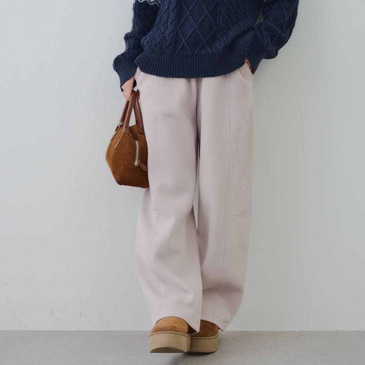 キラキラロゴスウェットパンツ | NICE CLAUP / OLIVE des OLIVE　OUTLET | 詳細画像15 