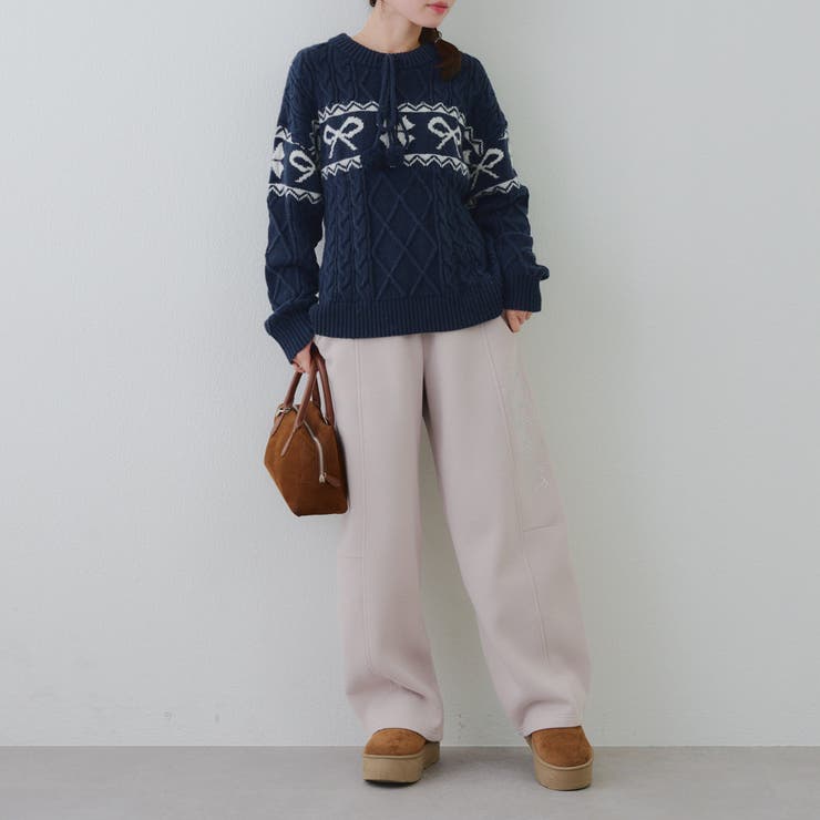 キラキラロゴスウェットパンツ | NICE CLAUP / OLIVE des OLIVE　OUTLET | 詳細画像18 