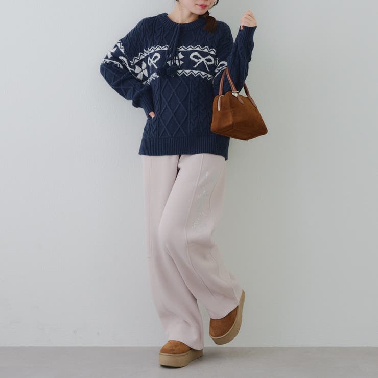 キラキラロゴスウェットパンツ | NICE CLAUP / OLIVE des OLIVE　OUTLET | 詳細画像20 