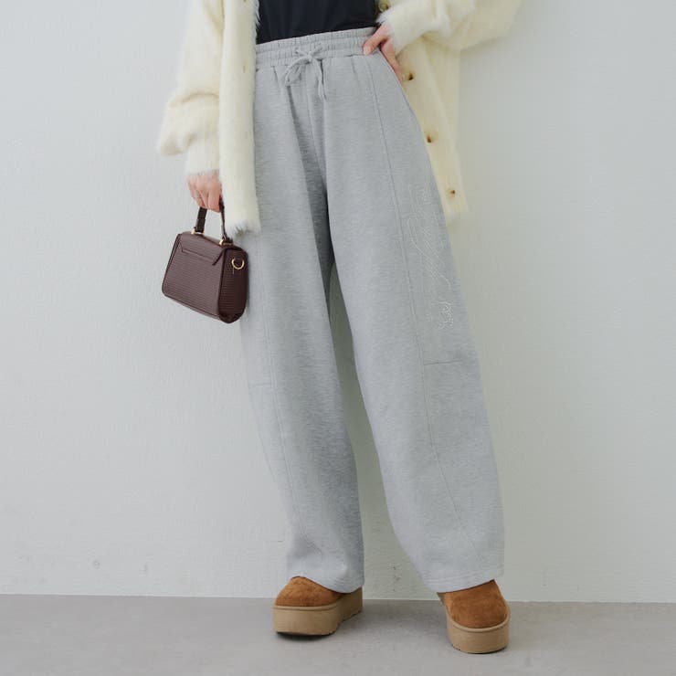 キラキラロゴスウェットパンツ | NICE CLAUP / OLIVE des OLIVE　OUTLET | 詳細画像23 