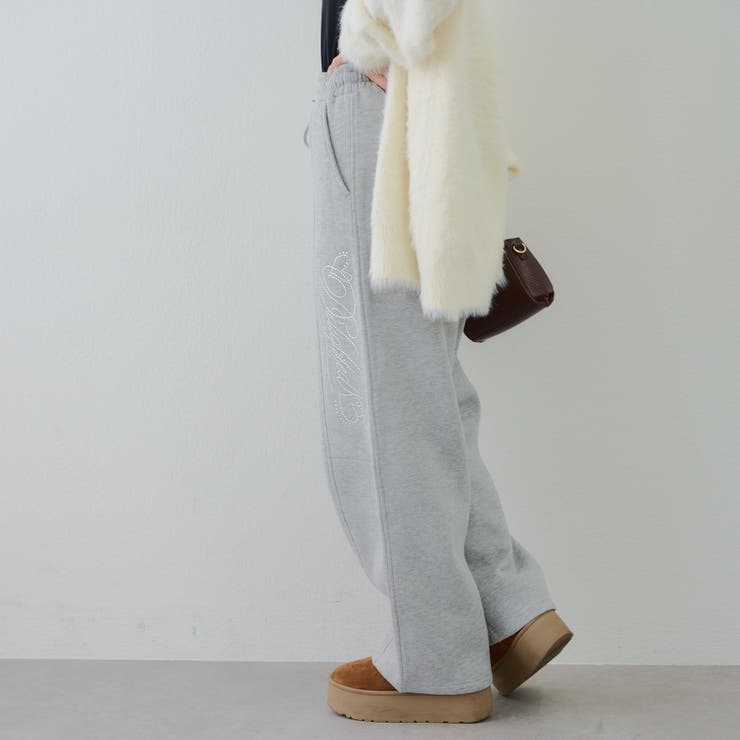キラキラロゴスウェットパンツ | NICE CLAUP / OLIVE des OLIVE　OUTLET | 詳細画像26 