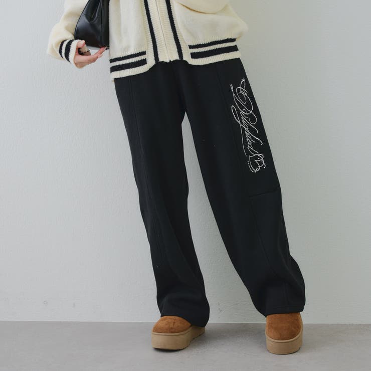 キラキラロゴスウェットパンツ | NICE CLAUP / OLIVE des OLIVE　OUTLET | 詳細画像33 