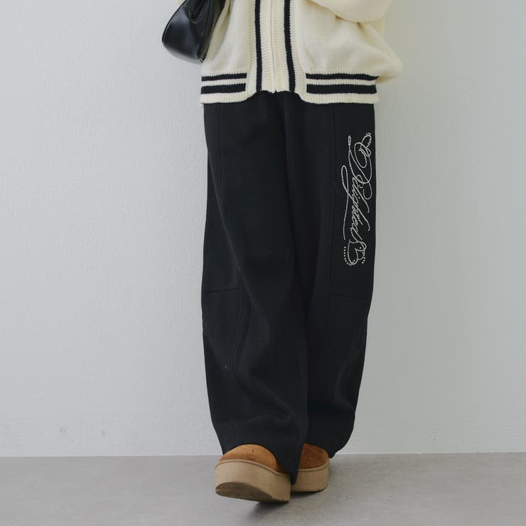 キラキラロゴスウェットパンツ | NICE CLAUP / OLIVE des OLIVE　OUTLET | 詳細画像34 