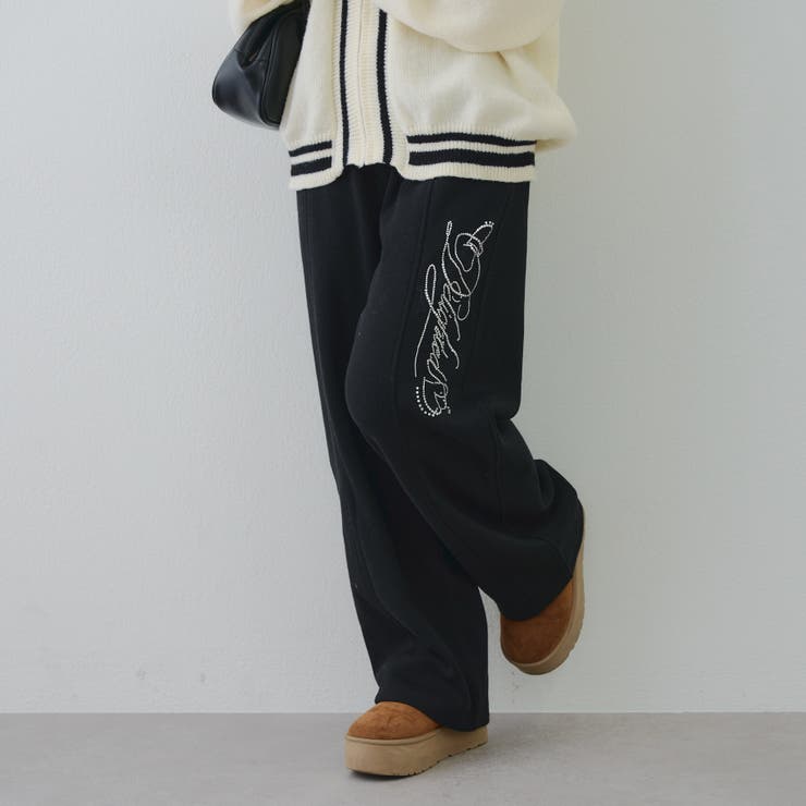 キラキラロゴスウェットパンツ | NICE CLAUP / OLIVE des OLIVE　OUTLET | 詳細画像35 