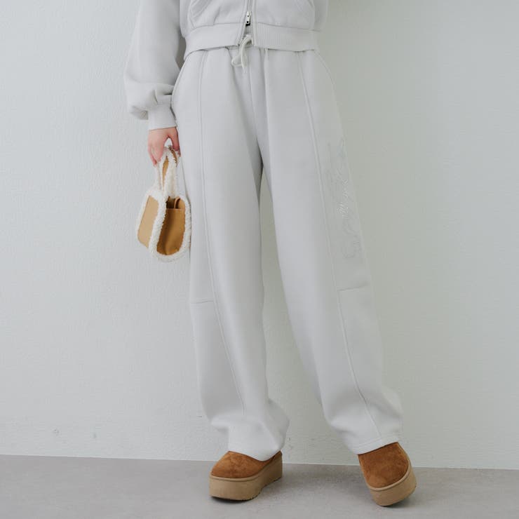 キラキラロゴスウェットパンツ | NICE CLAUP / OLIVE des OLIVE　OUTLET | 詳細画像38 