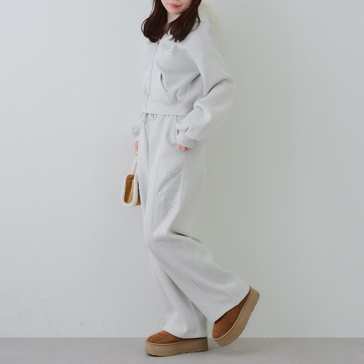 キラキラロゴスウェットパンツ | NICE CLAUP / OLIVE des OLIVE　OUTLET | 詳細画像48 