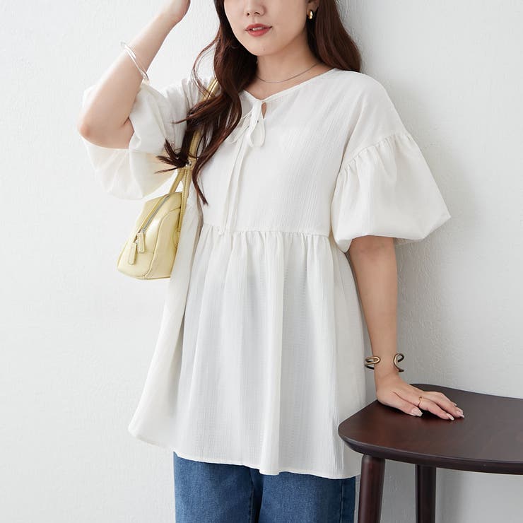 大人前後2WAYチュニック | NICE CLAUP / OLIVE des OLIVE　OUTLET | 詳細画像4 