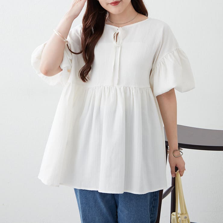 大人前後2WAYチュニック | NICE CLAUP / OLIVE des OLIVE　OUTLET | 詳細画像7 