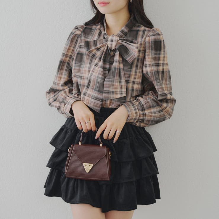 リボンタイブラウス | NICE CLAUP / OLIVE des OLIVE　OUTLET | 詳細画像3 