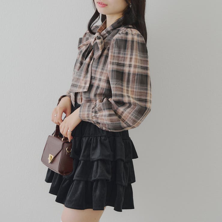 リボンタイブラウス | NICE CLAUP / OLIVE des OLIVE　OUTLET | 詳細画像4 