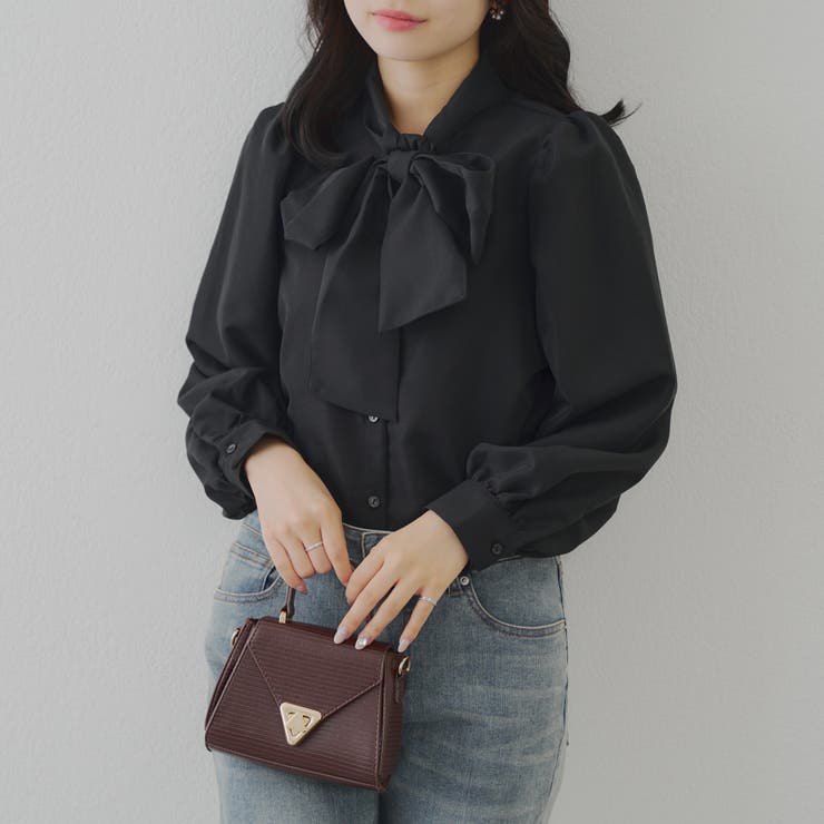 リボンタイブラウス | NICE CLAUP / OLIVE des OLIVE　OUTLET | 詳細画像12 