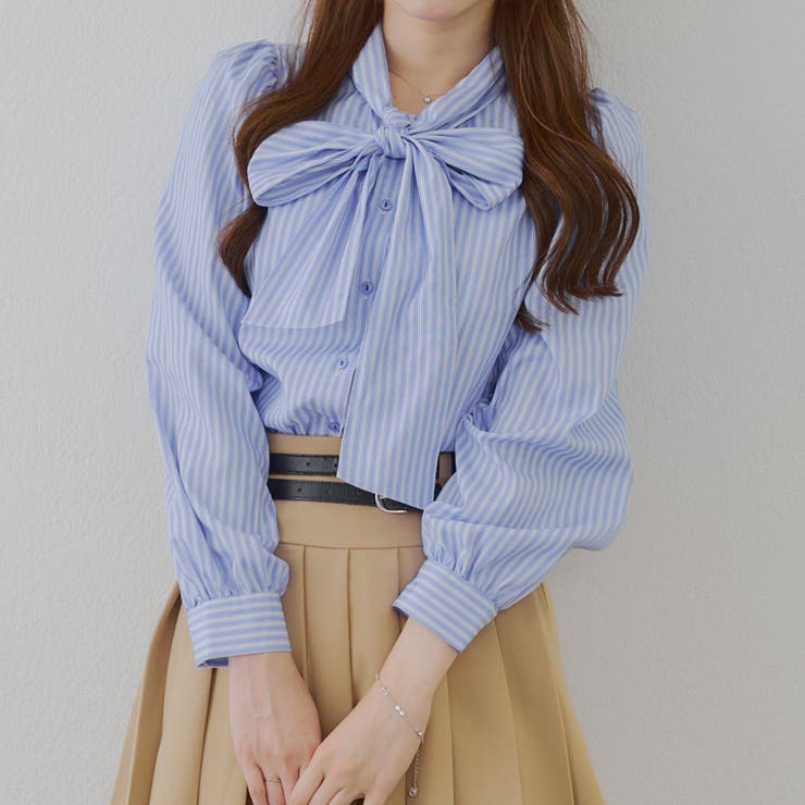 リボンタイブラウス | NICE CLAUP / OLIVE des OLIVE　OUTLET | 詳細画像2 