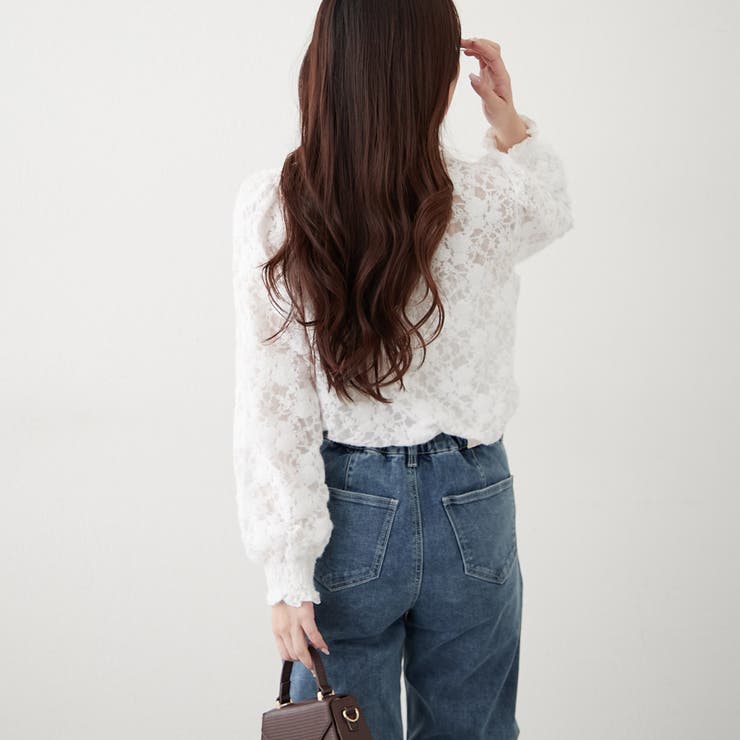 プチハイシャーリングブラウス | NICE CLAUP / OLIVE des OLIVE　OUTLET | 詳細画像7 