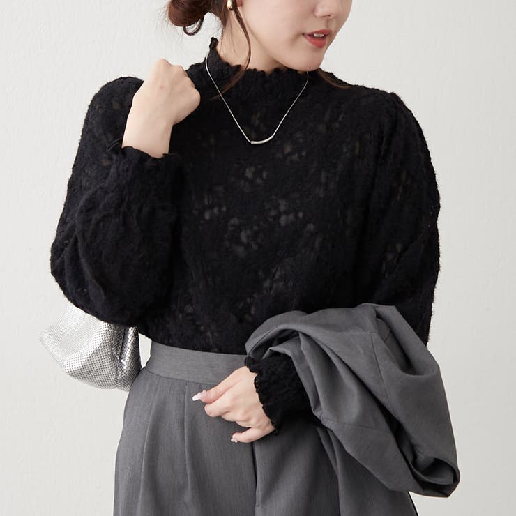 プチハイシャーリングブラウス | NICE CLAUP / OLIVE des OLIVE　OUTLET | 詳細画像10 