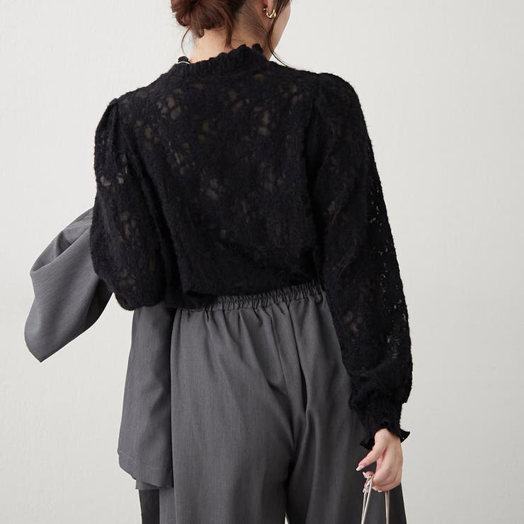 プチハイシャーリングブラウス | NICE CLAUP / OLIVE des OLIVE　OUTLET | 詳細画像14 