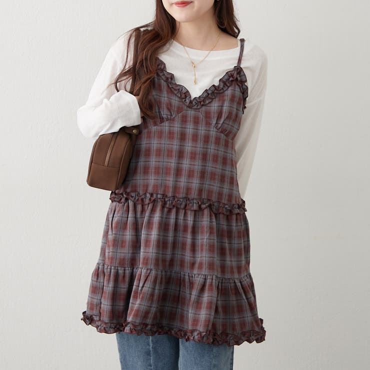 キャミティアードチュニック | RMAF　NICE CLAUP / OLIVE des OLIVE | 詳細画像1 