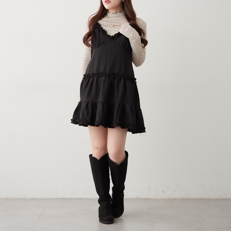 ブラック | キャミティアードチュニック | RMAF　NICE CLAUP / OLIVE des OLIVE