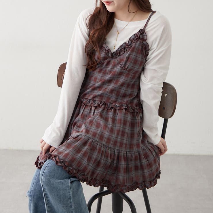 ブラウン系 | キャミティアードチュニック | RMAF　NICE CLAUP / OLIVE des OLIVE