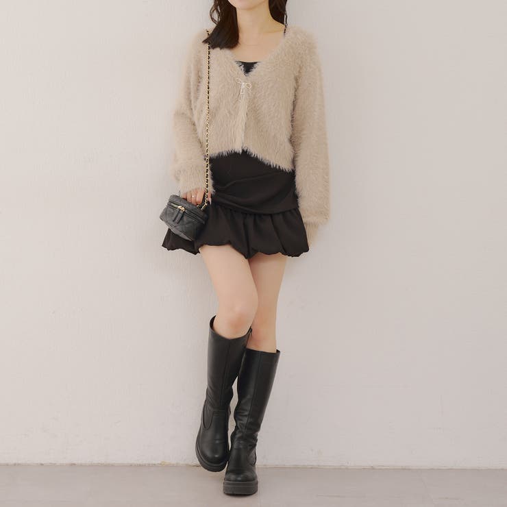 シャギーショートカーディガン | RMAF　NICE CLAUP / OLIVE des OLIVE | 詳細画像14 