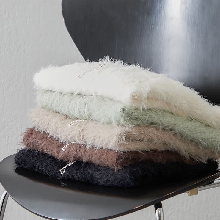 シャギーショートカーディガン | RMAF　NICE CLAUP / OLIVE des OLIVE | 詳細画像2 