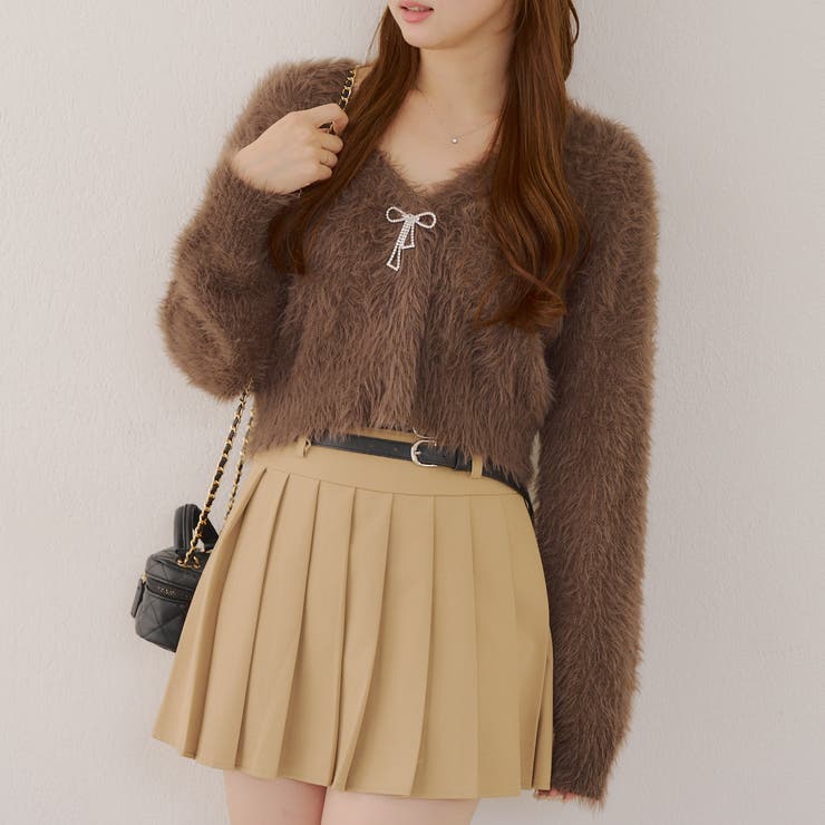 シャギーショートカーディガン | RMAF　NICE CLAUP / OLIVE des OLIVE | 詳細画像25 