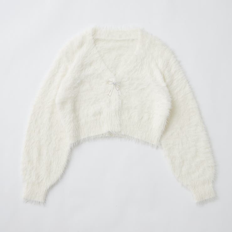 シャギーショートカーディガン | RMAF　NICE CLAUP / OLIVE des OLIVE | 詳細画像36 