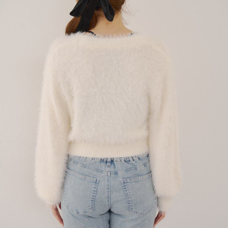 シャギーショートカーディガン | RMAF　NICE CLAUP / OLIVE des OLIVE | 詳細画像43 