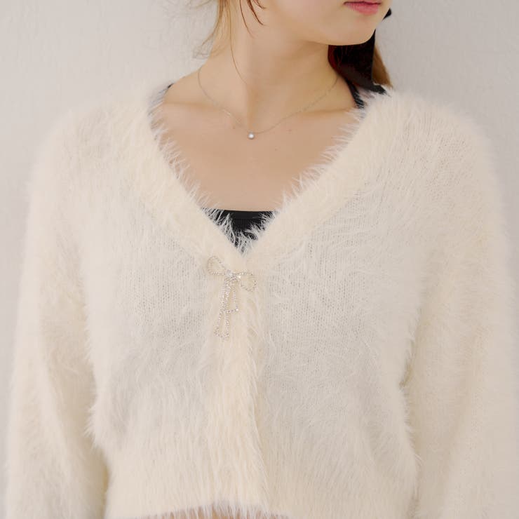 シャギーショートカーディガン | RMAF　NICE CLAUP / OLIVE des OLIVE | 詳細画像44 