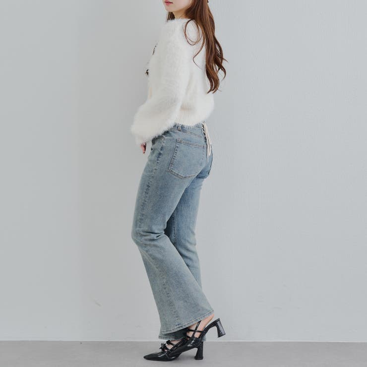 シャギーショートカーディガン | RMAF　NICE CLAUP / OLIVE des OLIVE | 詳細画像9 