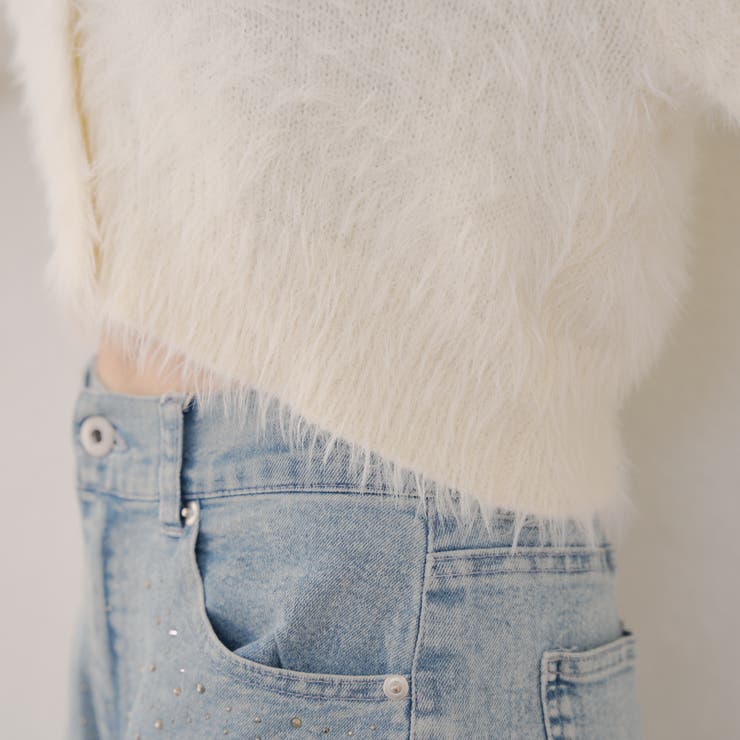 シャギーショートカーディガン | RMAF　NICE CLAUP / OLIVE des OLIVE | 詳細画像47 