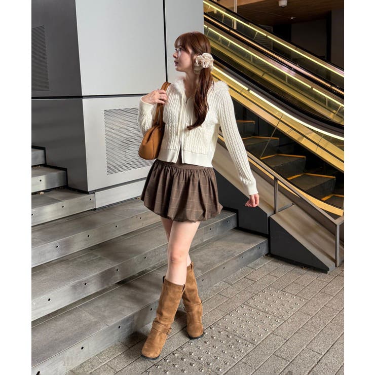 ケーブルZIPUPパーカー | NICE CLAUP / OLIVE des OLIVE　OUTLET | 詳細画像10 