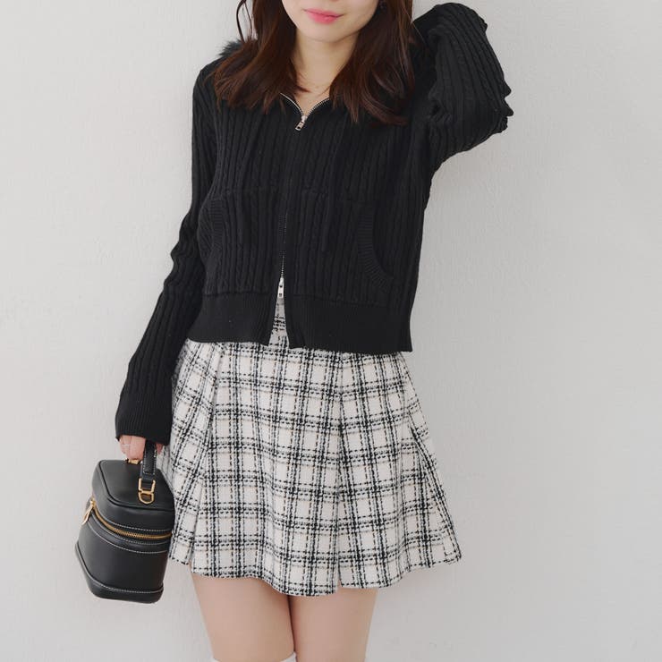 ケーブルZIPUPパーカー | NICE CLAUP / OLIVE des OLIVE　OUTLET | 詳細画像22 